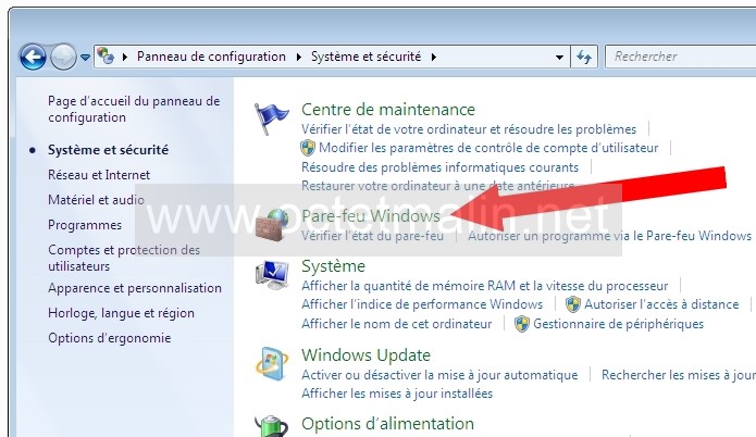 Comment désactiver le pare-feu de Windows 7 